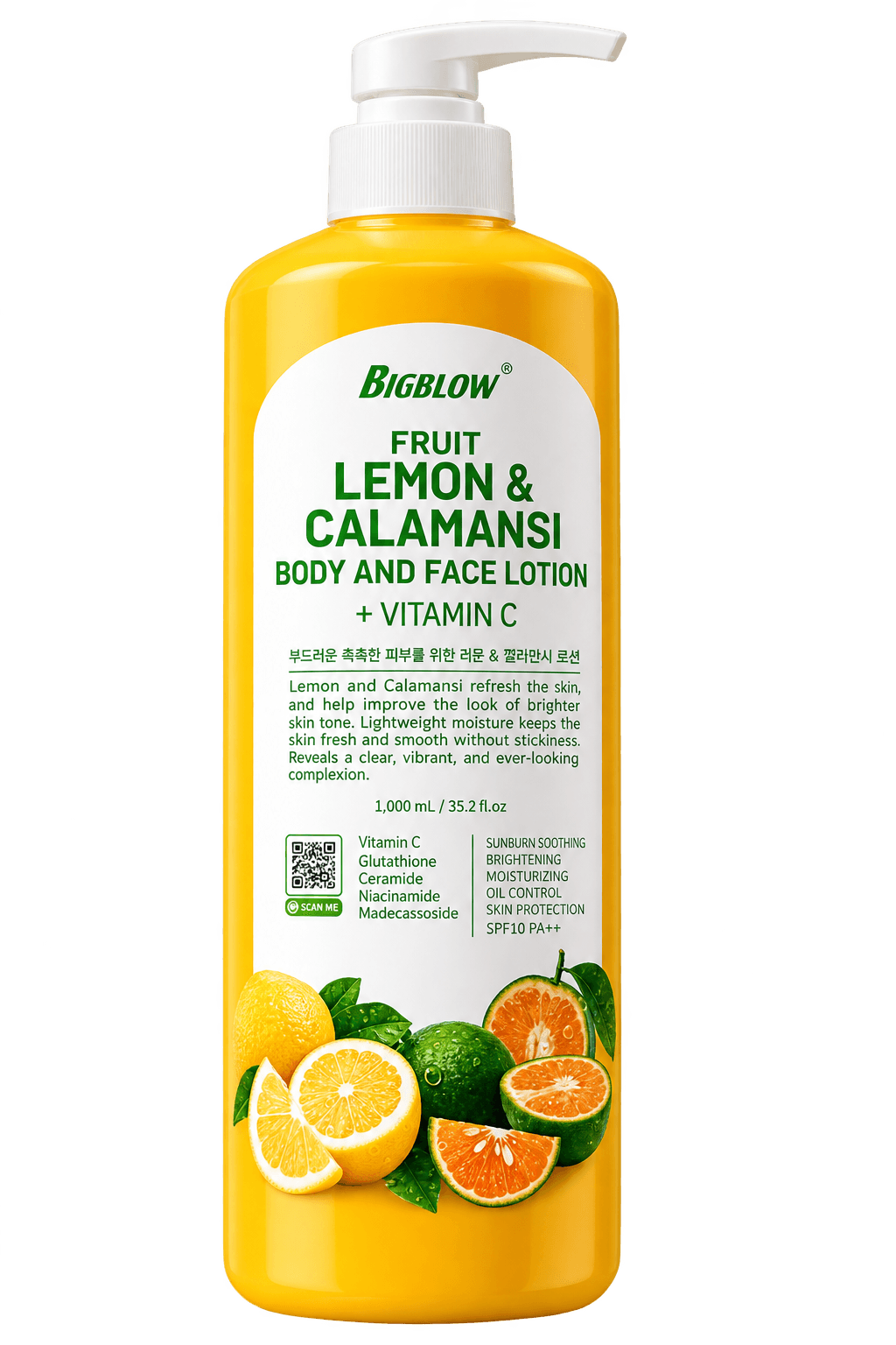 Lemon and Calamansi body and face lotion